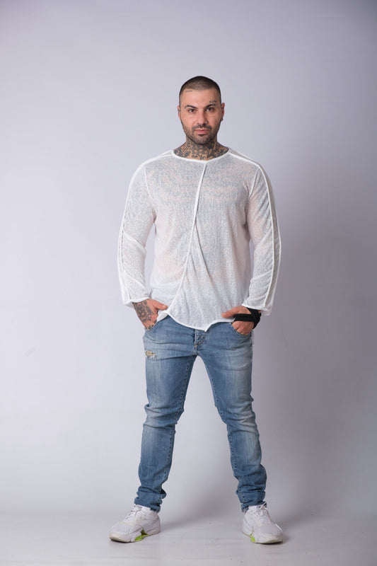 Men's Loose Long Sleeve Top