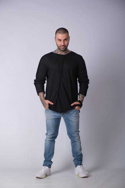 Men's Loose Long Sleeve Top