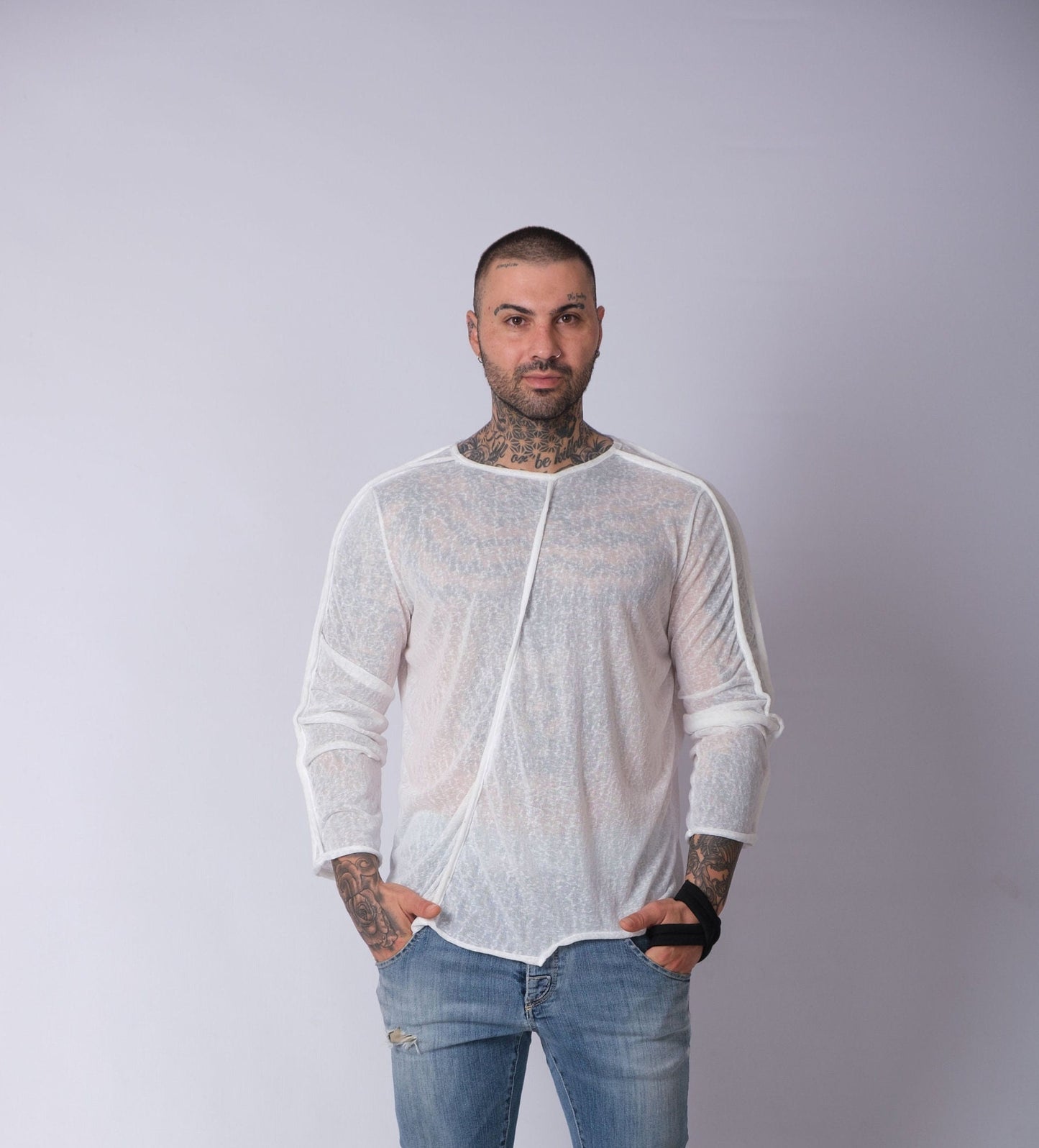 Men's Loose Long Sleeve Top
