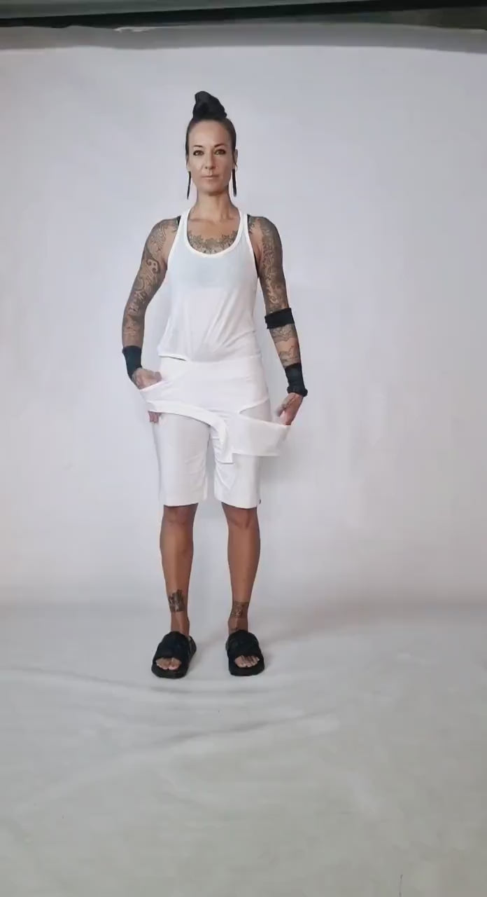 The Freya Asymmetric Cotton Cut Out Top