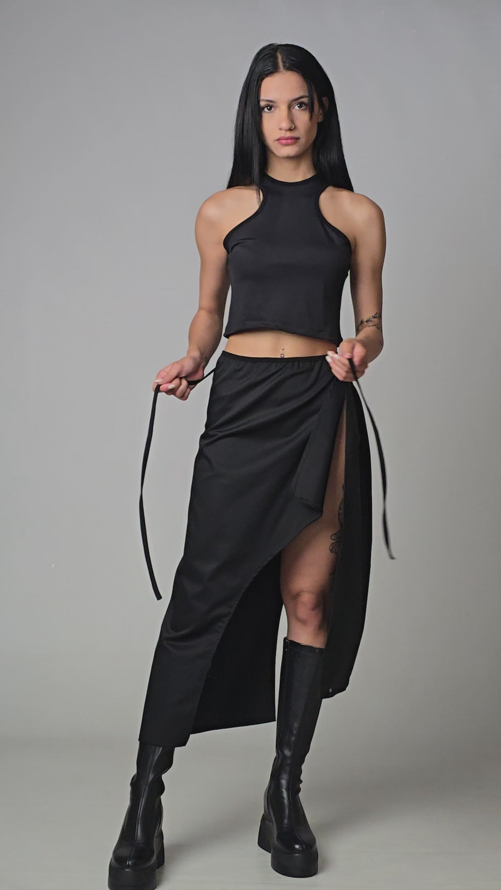 Silent Glam Wrap Skirt